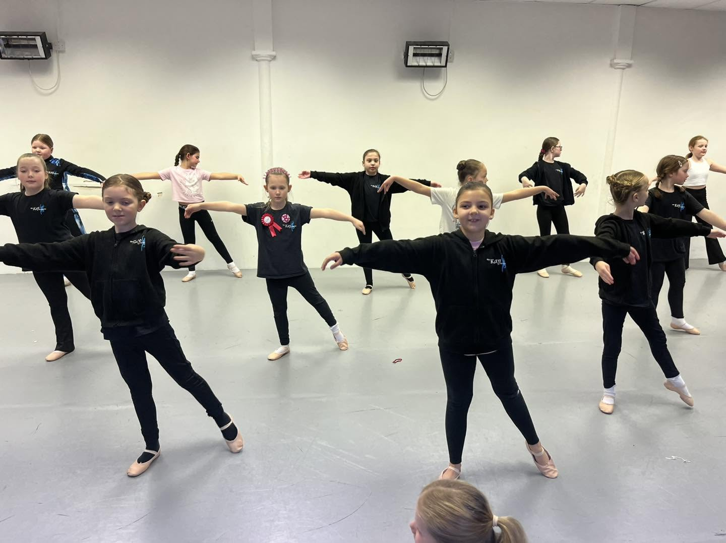 Dancers practising at Kay Academy’s Topcliffe Mill studios